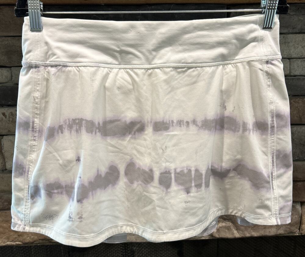 Women’s LULULEMON Transverse Lilac Pace Rival Skirt Skort Size 8 *A7